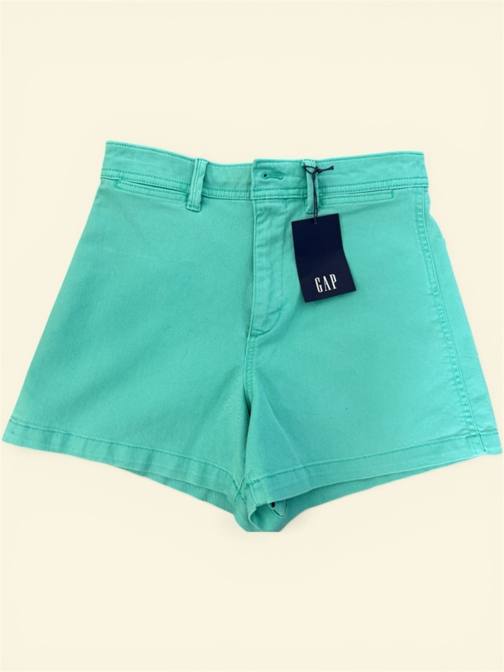GAP Teal High-Waist Casual Shorts